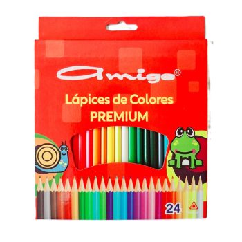 LAPICES COLOR  24 UNID LARGO