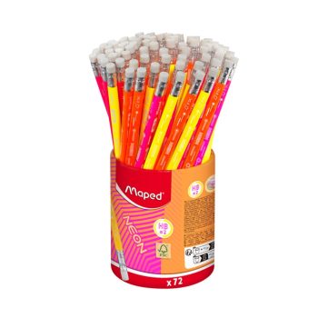 LAPIZ GRAFITO HB EST/72 NEON