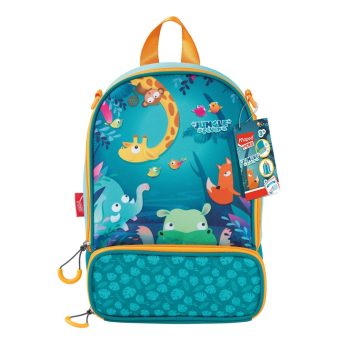 LONCHERA TERMICA 2 DEPOS AZU MINIZ